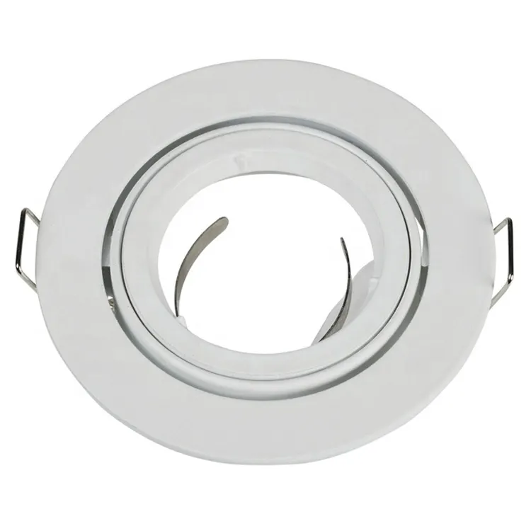 Alluminio Bianco SN CH mr16 triple spot soffitto montaggio giù le luci ritaglio 68 millimetri 70 millimetri foro GU10 ha condotto il downlight apparecchio di telaio