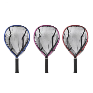 Saltwater Aluminum Alloy Landing <strong>Net</strong> Portable Lightweight Fishing <strong>Net</strong> Rubber Coated <strong>Fine</strong> <strong>Mesh</strong> <strong>Fish</strong> Catching <strong>Net</strong> - Product Image 1