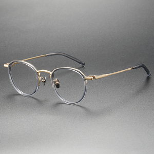 M43 Bán Buôn Retro Cổ Điển Thời Trang <span class=keywords><strong>Acetate</strong></span> Titan Kính Quang Học Khung Unisex Kính Khung Cho Nam Giới Phụ Nữ Cổ Phiếu Sẵn Sàng - Product Image 2