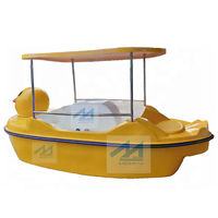 Bateau à pédales en fibre de verre et acier Meierya, équipement d'amusement aquatique électrique, utilisation en parc, certifié CE, capacité de 100 à 500 kg, 1 pièce, eau