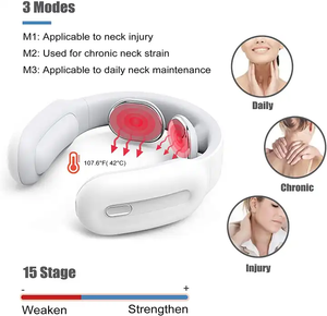 Oem tragbares 4d Ems Nacken massage gerät Puls Pink Nacken massage gerät Cervi cal Smart Heating Intelligentes Nacken massage gerät - Product Image 3