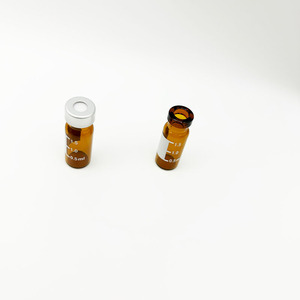 11mm Amber Borosilicate Glass HPLC Vials 2ml Crimp Top Leak Proof Chromatographic Lab Bottles - Product Image 2
