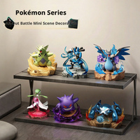 Figurine officielle Pokémon, boîte mystère, série All-Out Battle, figurine de collection, Mega Charizard X, Gengar, jouet tendance, cadeau