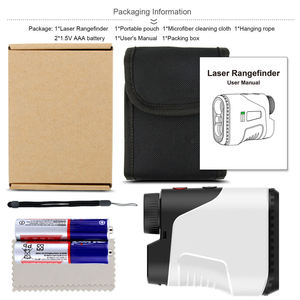 Télémètre laser de golf haute précision 600/800/1000M avec batterie amovible (couleurs noir/blanc/gris) pour le golf et la chasse - Product Image 6