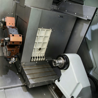 Tour CNC haute performance YH5265X, machine de tournage-fraisage composite avec tourelle BMT55, longueur de tournage 600 mm pour le fraisage de brides et d'arbres