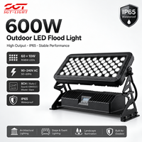 Projecteur mural LED professionnel 60x10W RGBW IP65 étanche Ra95 DMX512 8CH pour événements extérieurs, concerts et projets