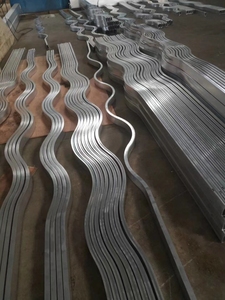 Revêtement de mur-rideau en tube carré d'aluminium architectural pour les balcons d'appartements - Product Image 3