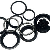 Horquilla Universal para Bicicleta de Montaña, Bicicleta de Piñón Fijo, Bicicleta de Carretera, 4434mm, con Cabezal de Bola para Ciclismo