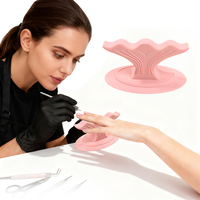Nouvelle idée de produit 2025 bricolage Nail Art fournitures support pour ongles Art coussin sans BPA Silicone doigt séparateur ou manucure et ongles