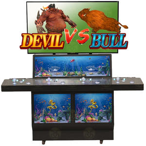 Jeux à pièces en gros Table de tir de pêche Machines avec Ict Bill Acceptor Devil Vs Bull - Product Image 1