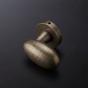 Maniglia per Porta Ovale in Lega di Zinco Stile <span class=keywords><strong>Vintage</strong></span> per Aggiornamento Porte Interne di Cottage in Stile Antico, Hardware Robusto e Senza Tempo - Product Image 1