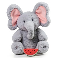 Jouets en peluche interactifs pour enfants Tumama, éléphant dansant à grandes oreilles, poupées avec enregistrement vocal, jouet musical en peluche pour bébé