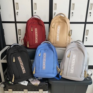 Shengduaming Student <b>Backpack</b> 15 Inches Unisex <b>Large</b> <b>Capacity</b> School Travel Bag With Interior Zipper Pocket - Product Image 4