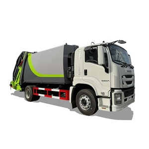 Camion compacteur de déchets Isuzu 4X2 12-14CBM prêt à l'exportation pour les projets environnementaux des villes intelligentes - Product Image 1