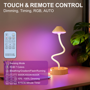 Lampada da Tavolo Wireless con Sensore di Movimento, Magnetica, Regolabile, Ricaricabile USB, Luce Notturna RGB Touch, Lampade LED da Comodino per Casa - Product Image 4