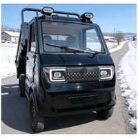 Fourgonnette électrique EEC 3500W à quatre roues - Camionnette électrique 3500W pour adultes, camion à benne basculante hydraulique automatique, mini camion de transport