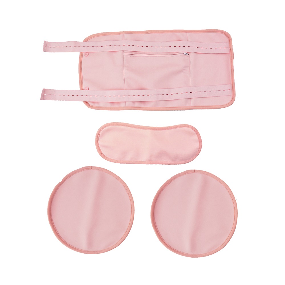 Многоразовая Упаковка из органического касторового масла с щитовидной прокладкой и грудными прокладками для детоксикации печени