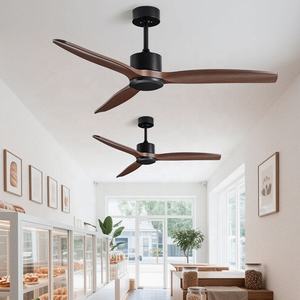 52インチABS3枚羽根3色調光高級DC大型モダンLED大型シーリングファンライト付き - Product Image 1