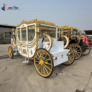 Location de calèches royales enchanteuses : calèche royale vintage pour visites touristiques, calèche classique pour mariages, calèche <span class=keywords><strong>Cendrillon</strong></span> - Product Image 2