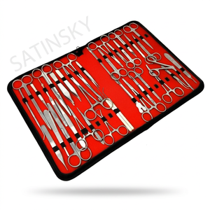 Kit d'instruments dentaires orthodontiques : Pince à ligature manuelle ergonomique à poignée creuse, 18 pièces, pour kit composite, 1 pièce de ligature torsadée - Product Image 2