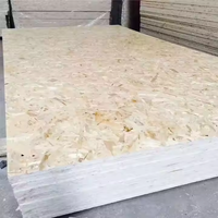 Panneau extérieur imperméable de contreplaqué de meubles 18mm 12mm 9mm épaisseur OSB plat vente matérielle de ciment de panneau de flocon de particules de peuplier