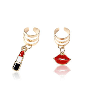 Anel de Metal para Trança com Pingente de Esmalte Macio, Estilo Feminino e Delicado, Acessório para Cabelo Dreadlock e Tranças, Decoração para Penteados Diários e de Festa, Presente - Product Image 2