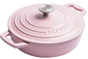 <span class=keywords><strong>Set</strong></span> di pentole leggere in alluminio smaltato in ceramica <span class=keywords><strong>Set</strong></span> di scaldavivande antiaderente pentola olandese casseruola natalizia - Product Image 5