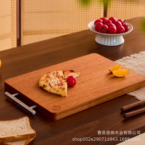 Ebony Solid <b>Wood</b> Cutting Board Rectangle 30x20x2.5cm Kitchen Chopping <b>Block</b> Fruit Slicing Board Household Use - Product Image 2
