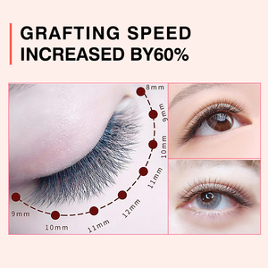 Pestañas Mate Individuales, Extensiones de Pestañas de Cachemira, Bandeja de Pestañas de Volumen Fácil de Abanicar U/YY/W, Extensiones Rusas - Product Image 4