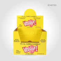 Boîte d'affichage en carton ondulé personnalisable pour point de vente, matériaux recyclés, détachable, pour chewing-gum, sushi, avec lamination mate et gaufrage