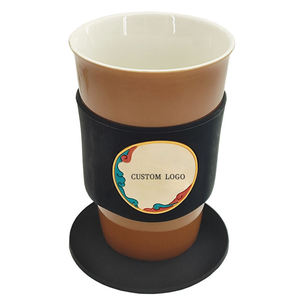 Premium Embossed Round Silicone Beverage <b>Coaster</b> Custom Personality Pattern Non Slip Heat Resistant Waterproof Cup Pad - Product Image 5