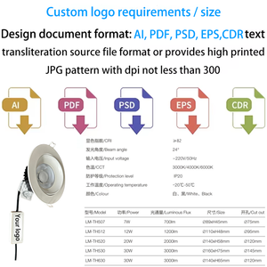 Leimai, très populaire en Afrique, <span class=keywords><strong>spot</strong></span> encastré LED de style annulaire à bordure étroite 20W, éclairage encastré - Product Image 3