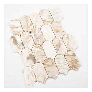 Meilleur prix bricolage pierre ignifuge cuisine dosseret Anti-moisissure <span class=keywords><strong>Cremy</strong></span> marbre mosaïque carrelage pour mur - Product Image 3