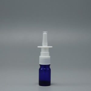 Flacon pulvérisateur en verre de 5 ml avec pompe pour lavage nasal vert ambre bleu de qualité pharmaceutique, pour solution saline normale, échantillon gratuit, MOQ 100 pièces - Product Image 4