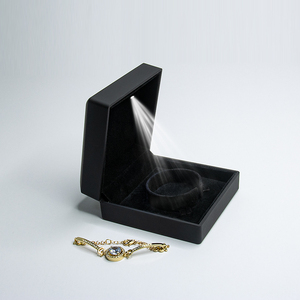 2025 <b>Light</b> Luxury Pendant <b>Box</b> with <b>LED</b> <b>Light</b> Specialized High Quality Jewelry Gift Packaging <b>Box</b> - Product Image 4