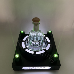 Discothèque bar métal artisanat stand d'exposition vert laser lueur LED bouteille glorifier VIP présentateur d'affichage pour Champagne XO <span class=keywords><strong>Vodka</strong></span> - Product Image 5