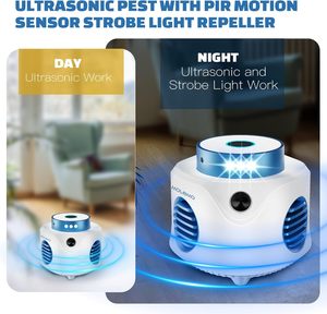 มัลติฟังก์ชั่นกำจัดศัตรูพืชอัลตราโซนิกสำหรับพื้นที่ในร่มป้อง<span class=keywords><strong>กัน</strong></span>แมลงวันปลวกสีเงินและเสื้อผ้าผีเสื้อกลางคืนได้อย่างง่ายดาย - Product Image 3