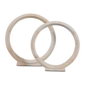 Anello scultoreo in pietra Palimanan, ornamento per la casa, l'ufficio, il bagno, decorazione per mensole e tavolini da caffè - Product Image 1
