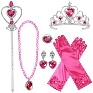 MS 2025 Accessories of Princess Include Gloves Wand Headwear Etc for Children Party Performance - Product Image 3