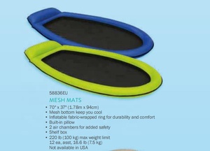 <span class=keywords><strong>Intex</strong></span>-cama inflable para adultos, juguete reclinable de red plegable, con borde cruzado, 58836 - Product Image 6