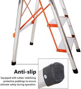 Échelle pliante en aluminium Deliladder <span class=keywords><strong>DLS</strong></span> 2-6 marches EN131 avec capacité de charge de 375 lb et garantie d'un an - Product Image 2