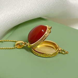 Collar con colgante de mantra de seis palabras de <span class=keywords><strong>la</strong></span> Sútra del Ojo de Hổ, que puede abrir objetos, regalo - Product Image 1