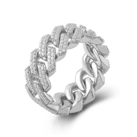 Usine professionnelle de fabrication de bagues en diamant de type Cuban Link sur mesure pour les marques de bijoux, vente en gros, OEM, ODM, service de fabrication de haute qualité
