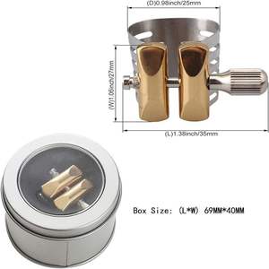 <span class=keywords><strong>Ligature</strong></span> d'embouchure en caoutchouc pour <span class=keywords><strong>saxophone</strong></span> et clarinette <span class=keywords><strong>Ligature</strong></span> en métal pour <span class=keywords><strong>alto</strong></span>, soprano et ténor <span class=keywords><strong>Ligature</strong></span> en acier inoxydable - Product Image 4