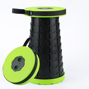 Tabouret télescopique pliable d'extérieur en plastique léger Chaise de camping portable Chaise pliante - Product Image 5