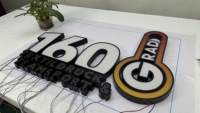 Lettres en PVC sur mesure avec éclairage LED, bandes LED, éclairage frontal en acrylique, enseignes lumineuses pour les devantures de magasins, éclairage extérieur pour les écoles