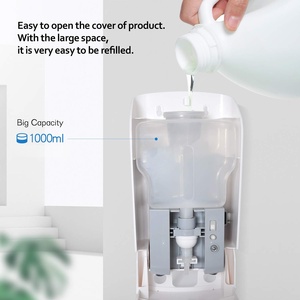 Dispensador De Jabon Automatico Touchless Sensor Pumpless Automatic Foam/liquid/<b>spray</b> Soap Dispenser 1000ml Refillable Bottle - Product Image 3