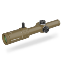 TYPHON 1-10x24IR FFP LPVO Premier plan focal Rouge Vert Réticule illuminé Tube de 30 mm Dia Viseurs optiques Portée de chasse grand Angle