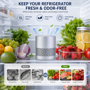 Desodorante para Refrigerador con Duración de 10 Años, Eliminador de Olores, Purificador de Aire de Tamaño Viaje, Más Eficaz - Product Image 5