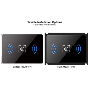 Lector de Tarjetas PORTEVIX con Control de Acceso, Sistema Linux, Resistente a la Intemperie, Lector NFC RFID de 13.56MHz, RS485, Wiegand, Código QR, ABS+Vidrio Templado - Product Image 5